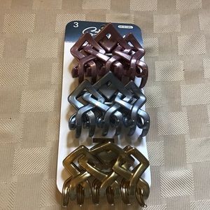 Women’s Stylin’ 3 pack Unique Design Hair Clips
